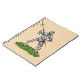 15世紀のイギリス騎士 ノートブック (左側)