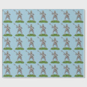 15世紀のイギリス騎士 ラッピングペーパー (フラット)