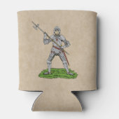 15世紀のイギリス騎士 缶クーラー (裏面)