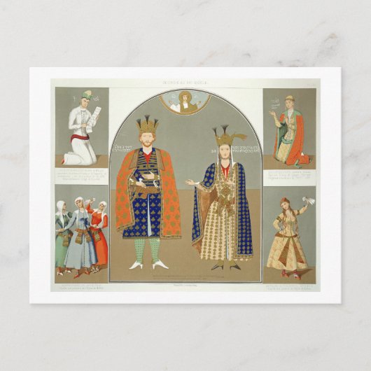 15世紀のジョージア:アレクサンデル王(141) ポストカード (正面)