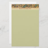 15世紀の文房具縁ど 便箋 (正面/裏面)