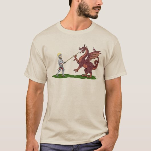 15世紀の聖ゲオルギウスとドラゴン Tシャツ (正面)