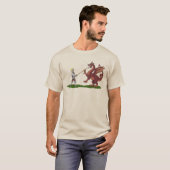 15世紀の聖ゲオルギウスとドラゴン Tシャツ (正面フル)