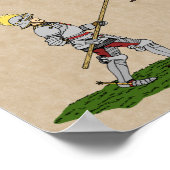 15世紀の聖ジョージとドラゴン ポスター (角)