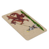 15世紀の聖ジョージとドラゴン マグネット (右側)