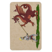 15世紀の聖ジョージとドラゴン マグネット (縦)