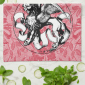 15世紀の聖マークのエンブレムウィングライオン キッチンタオル (折り畳み)