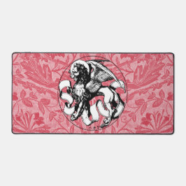 15世紀の聖マークのエンブレムウィングライオン デスクマット