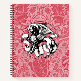 15世紀の聖マークのエンブレムウィングライオン ノートブック