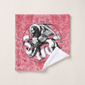 15世紀の聖マークのエンブレムウィングライオン バスタオルセット (ウォッシュタオル)