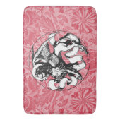 15世紀の聖マークのエンブレムウィングライオン バスマット (正面縦)