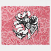 15世紀の聖マークのエンブレムウィングライオン フリースブランケット (正面(横))