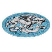 15世紀の聖ルカのエンブレムウィングブル カッティングボード (角)