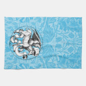 15世紀の聖ルカのエンブレムウィングブル キッチンタオル (横)