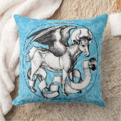 15世紀の聖ルカのエンブレムウィングブル クッション (ブランケット)