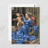 15世紀フランダースのマドンナと子供 ポストカード (正面/裏面)