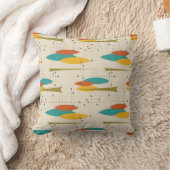 15世紀モダン半パターン(の模様が)ある期 クッション (ブランケット)