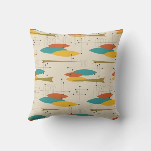 15世紀モダン半パターン(の模様が)ある期 クッション (裏面)