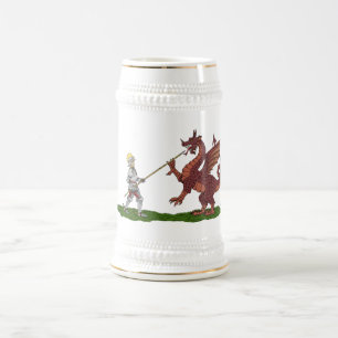 15世紀聖ジョージ ビールジョッキ