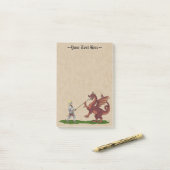 15世紀聖ジョージ ポストイット (デスク上)