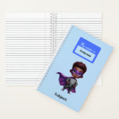 15人のスーパーヒーロー キッズ 男の子 文房具 生徒 ノートブック (内側)