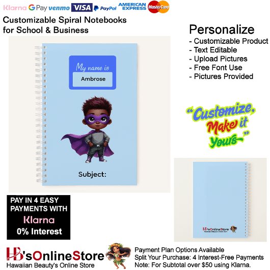 15人のスーパーヒーロー キッズ 男の子 文房具 生徒 ノートブック