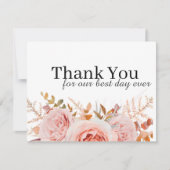 15個のモダンサンキューカード サンキューカード (正面)