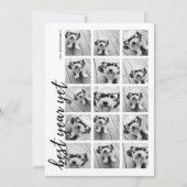 15写真年最高のまだHYNミニマル シーズンカード (正面)