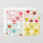 15分の1のリンゴ ポストカード (正面/裏面)