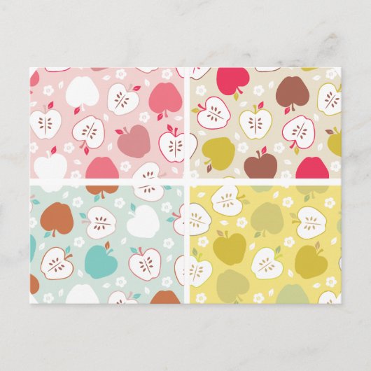 15分の1のリンゴ ポストカード (正面)
