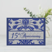 15周年ビジネス発表 ブルー 招待状 (スタンド正面)