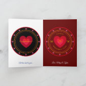 15周年折りグリーティングカード カード (内部)