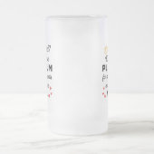 15周年結婚I - Crystal おもしろい Coule フロストグラスビールジョッキ (中央)