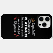 15周年結婚I - Crystal おもしろい Coule Case-Mate iPhoneケース (裏面 (横))