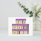 15周年記念かわいい猫たち ポストカード (スタンド正面)