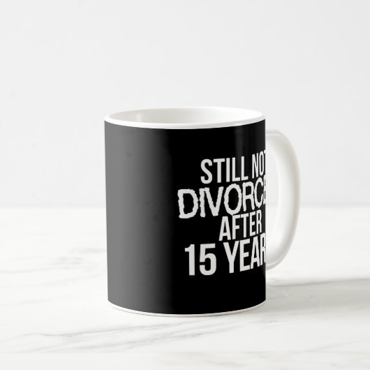 15周年記念結婚ギフトコーヒーマグ15年 コーヒーマグカップ (正面右)