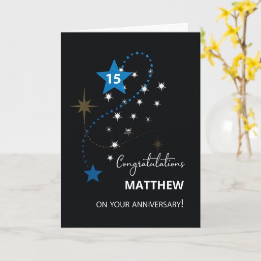 15周年記念 カード (黄色い花)