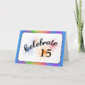 15周年記念 カード (正面)