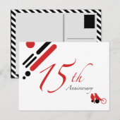 15周年（鳥のロゴ） ポストカード (正面/裏面)