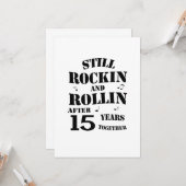 15周年～15周年カップル カード (正面/裏面インサイチュ)