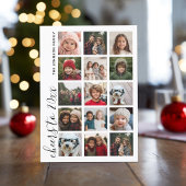 15年の写真応援HYNクリスマスミニマル シーズンカード