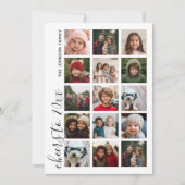 15年の写真応援HYNクリスマスミニマル シーズンカード (正面)