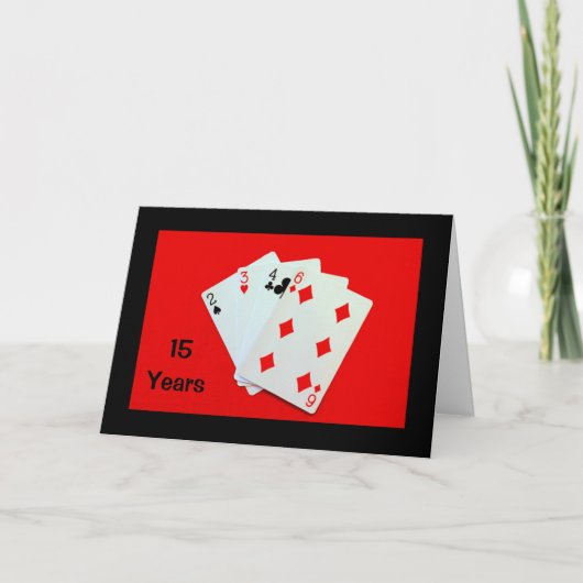 15年は大きな出来事!記念カード カード (正面)