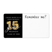 15年クラス懇親会名タグ覚えている ラベル (正面)