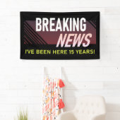 15年勤続記念従業員パーティー 横断幕 (インサイチュ)