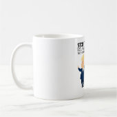 15年目の誕生日が現在ハッピー誕生年 コーヒーマグカップ (左)