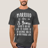 15年目の15年結婚記念贈与,妻のように Tシャツ (正面)