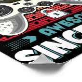 15年BDayソンボーイおもしろいゲーマー15th 15歳誕生 ポスター (角)