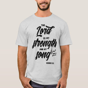 15時2分-主は私の力と歌だ Tシャツ