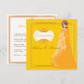 15歳のプリンセス/偽の金 招待状 (正面/裏面)